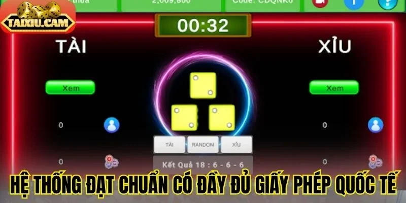Hệ thống đạt chuẩn có đầy đủ giấy phép quốc tế 